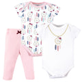 Girls Matching Bodysuit and Pants Bundle, Mystic Dreams