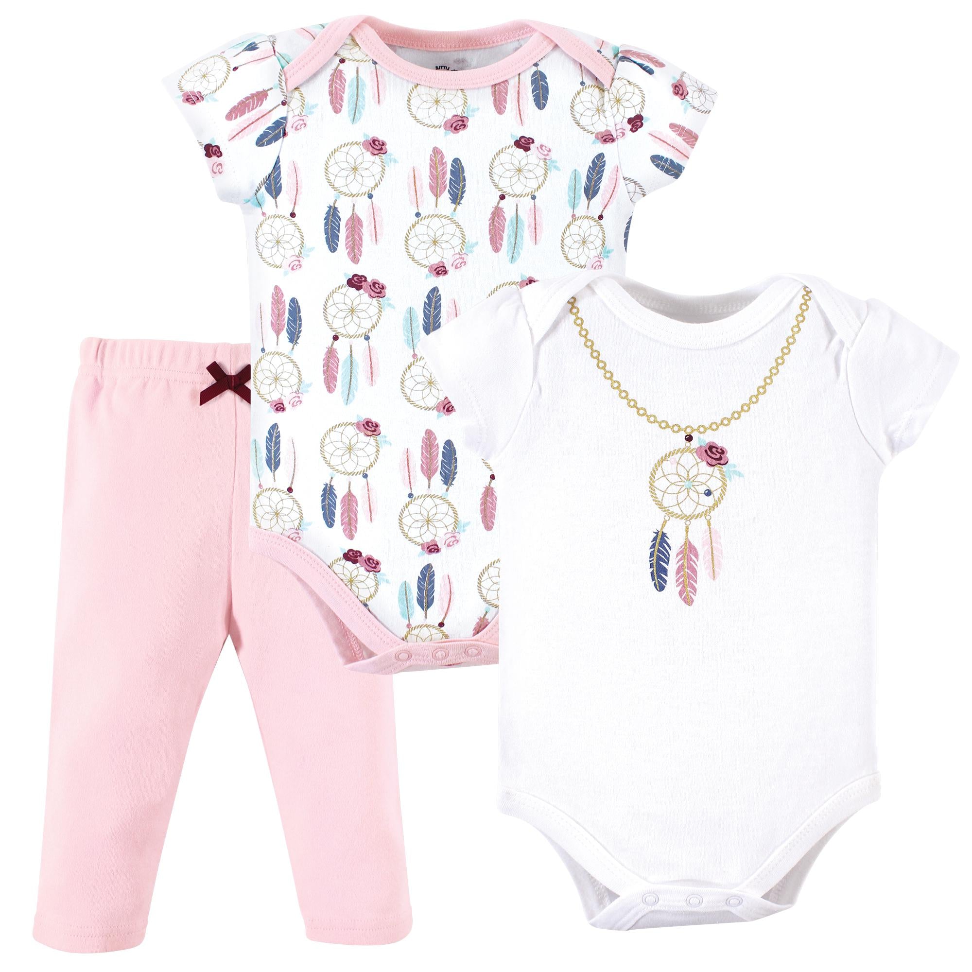 Girls Matching Bodysuit and Pants Bundle, Mystic Dreams
