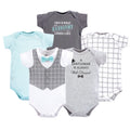 Boys Essentials Bodysuits, Dapper Ash