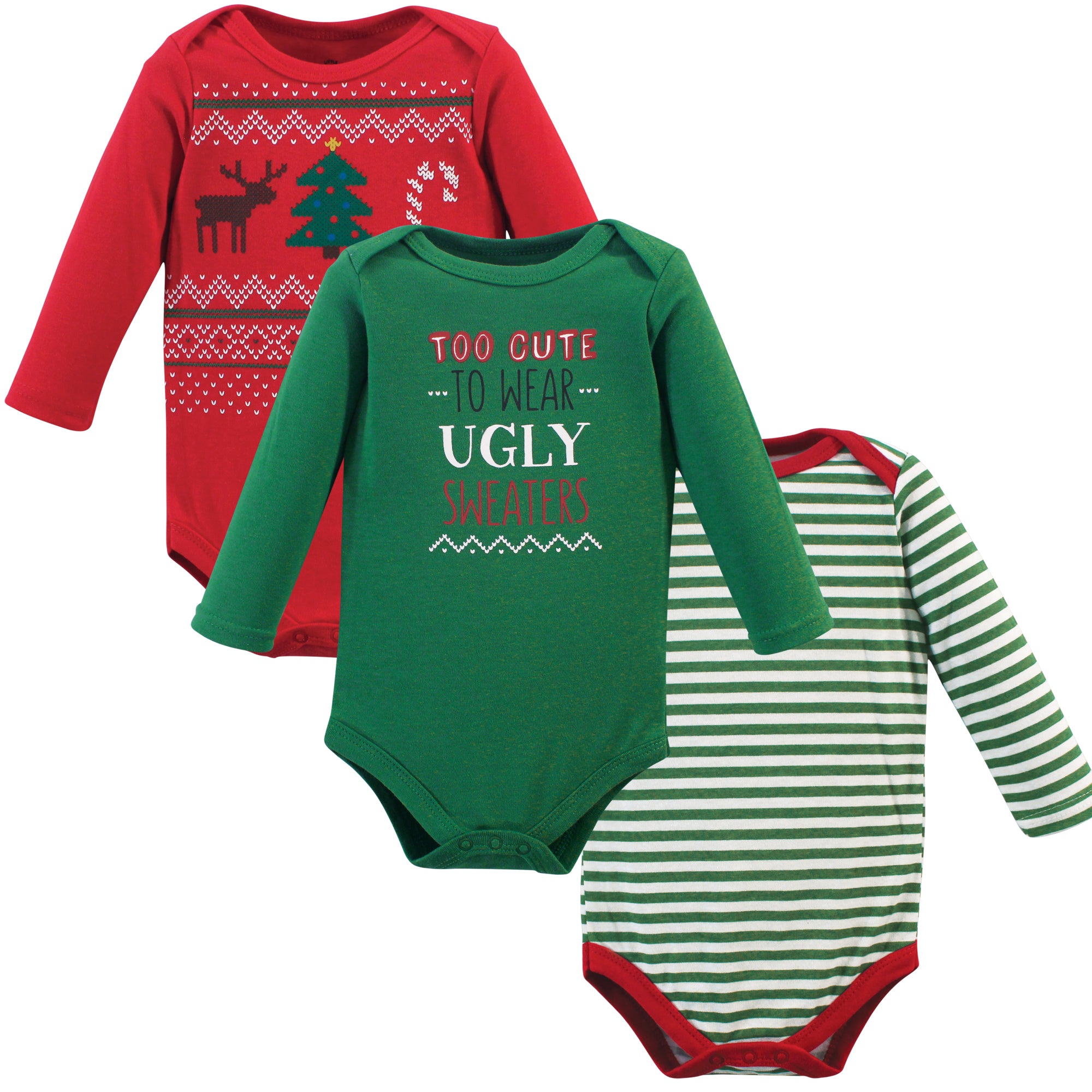 Boys Essentials Bodysuits, Vintage Holiday Knit