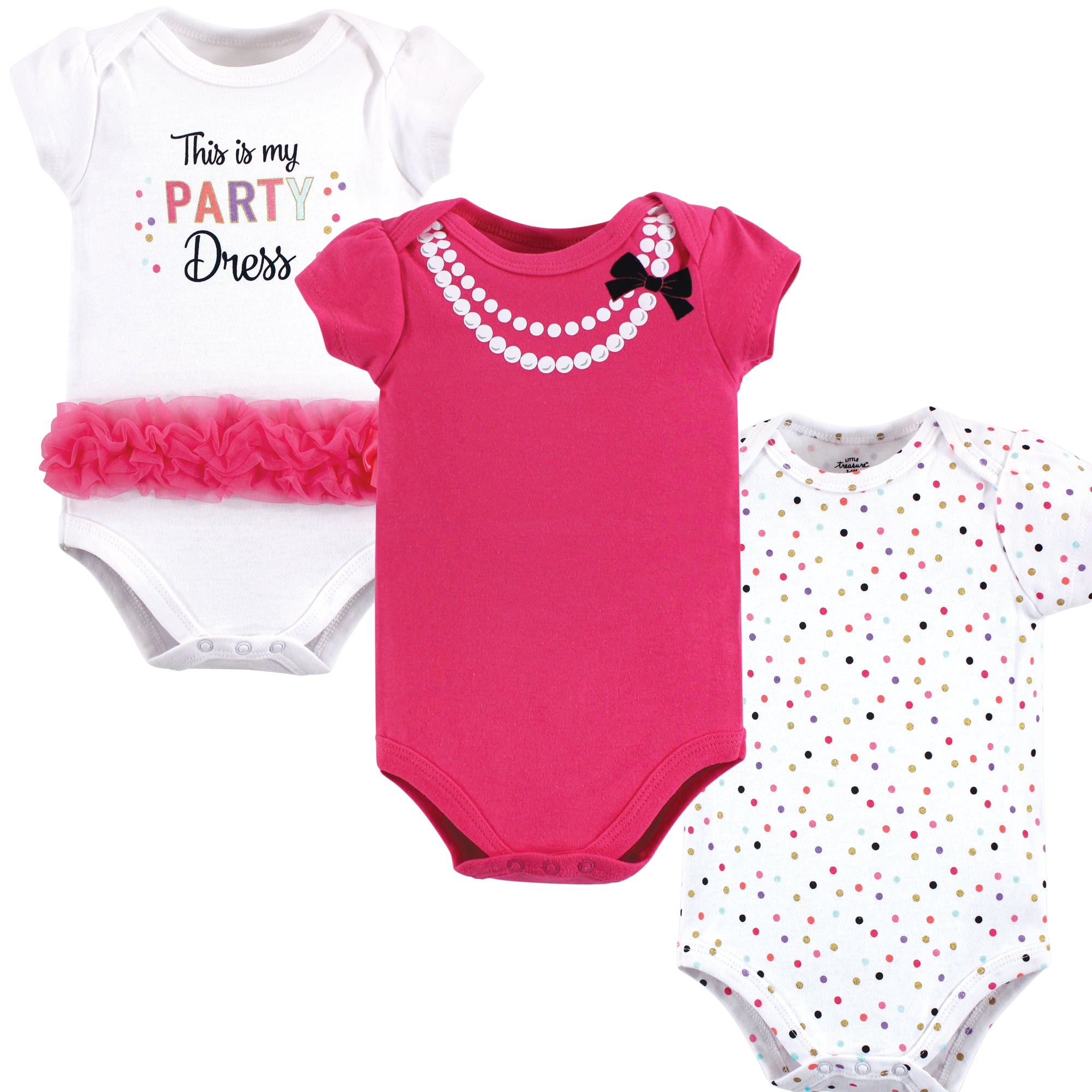 Girls Essentials Bodysuits, Pink Jubilee