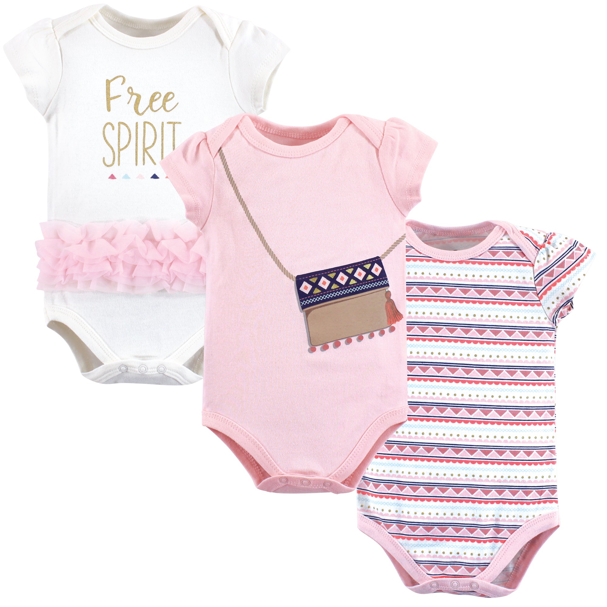 Girls Essentials Bodysuits, Boho Petal
