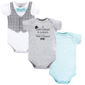 Boys Essentials Bodysuits, Dapper Ash