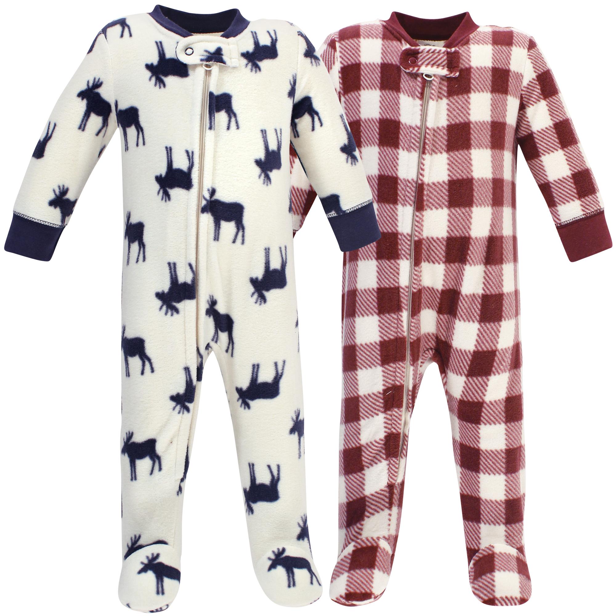 Boys Fleece Jumpsuits, Wilderness Moose