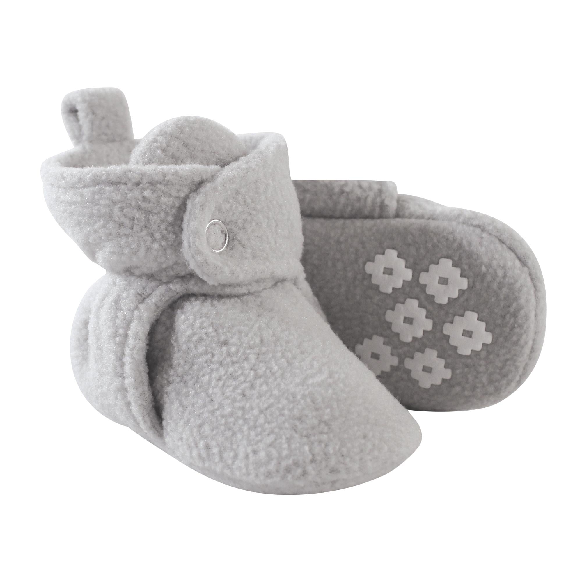 Unisex Fleece Booties, Cloudy Mist