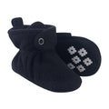 Unisex Fleece Booties, Midnight Onyx
