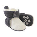 Unisex Fleece Booties, Graphite Vanilla