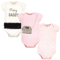 Girls Essentials Bodysuits, Elegant & Playful Pink