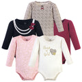 Girls Essentials Bodysuits, Onyx Gilded Heart