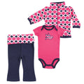 Girls Hoodie, Bodysuit or Top Set, Peachy Wing
