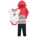 Girls Hoodie, Bodysuit or Top Set, Sapphire Clover Motif
