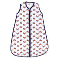 Boys Sleeveless Muslin Sleep Sack, Smart Forest Fox