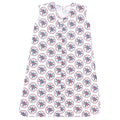 Girls Sleeveless Jersey Sleep Sack, Wildflower Petal