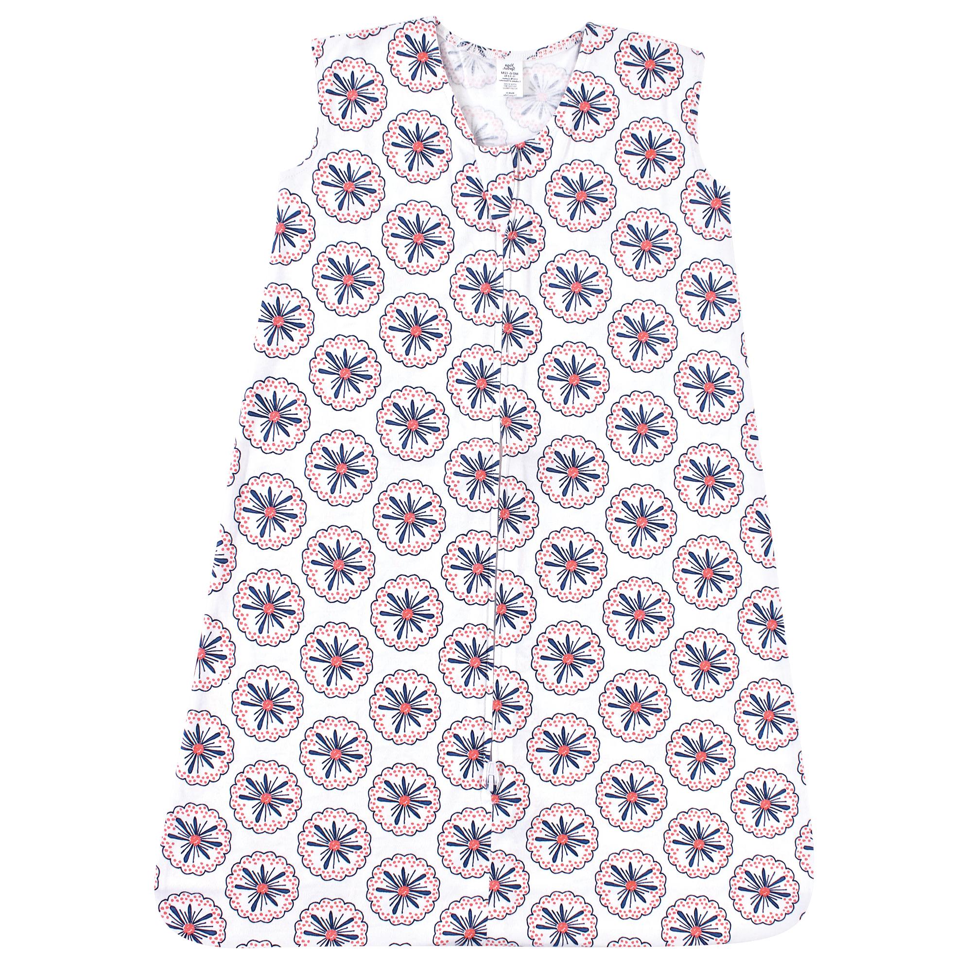 Girls Sleeveless Jersey Sleep Sack, Wildflower Petal