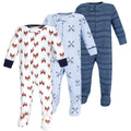 Boys Zipper Jumpsuits, Cinnamon Fox
