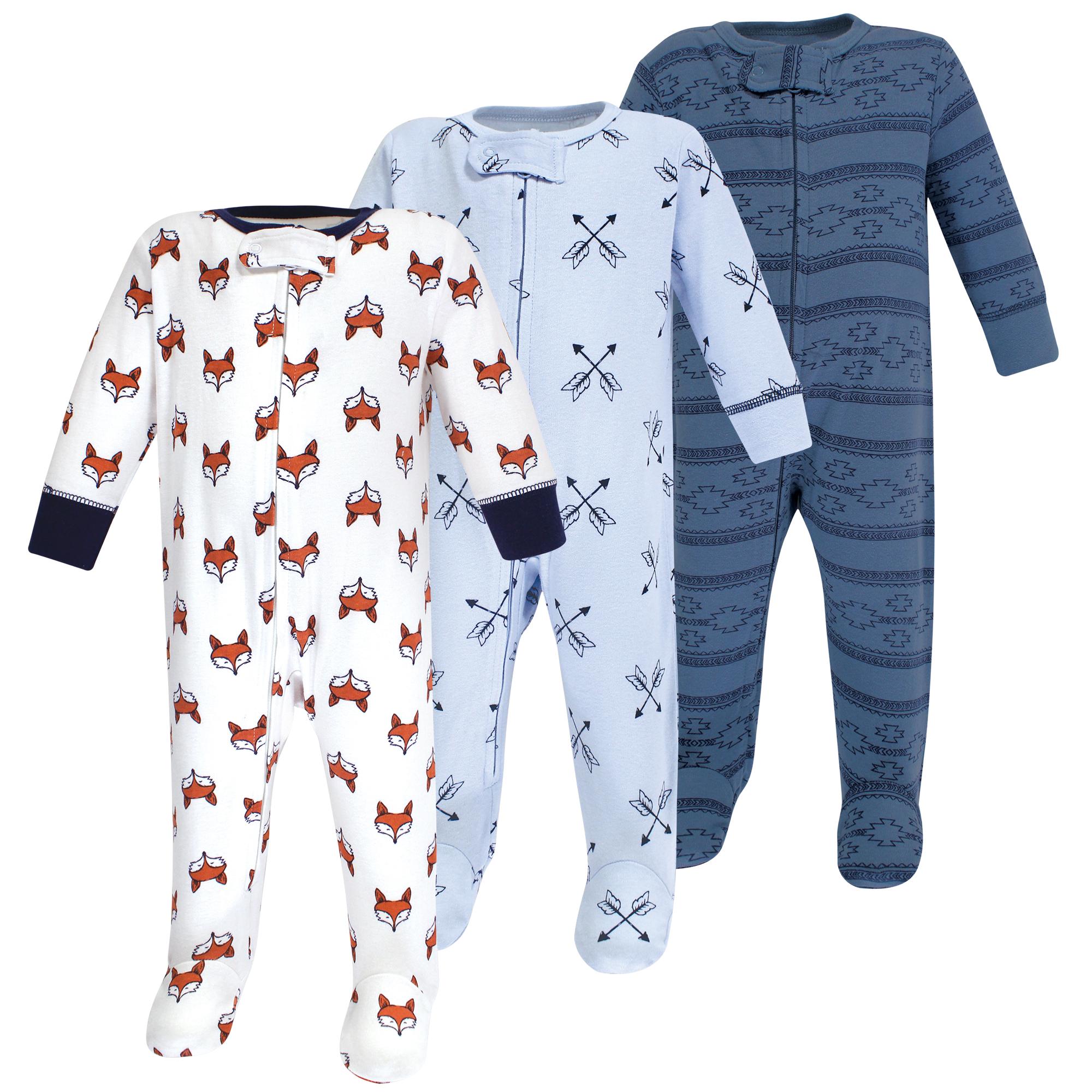 Boys Zipper Jumpsuits, Cinnamon Fox