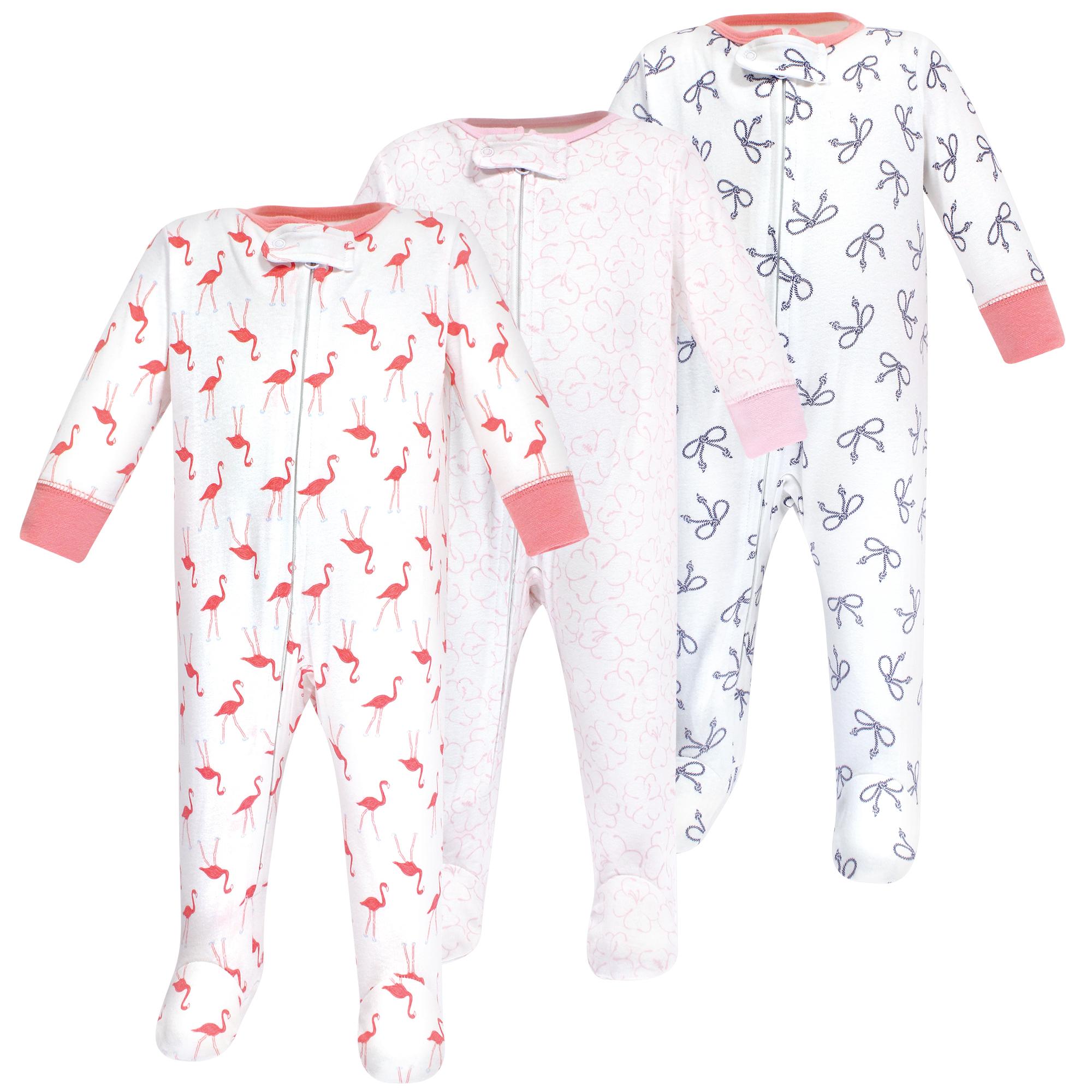 Girls Zipper Jumpsuits, Tropical Coral