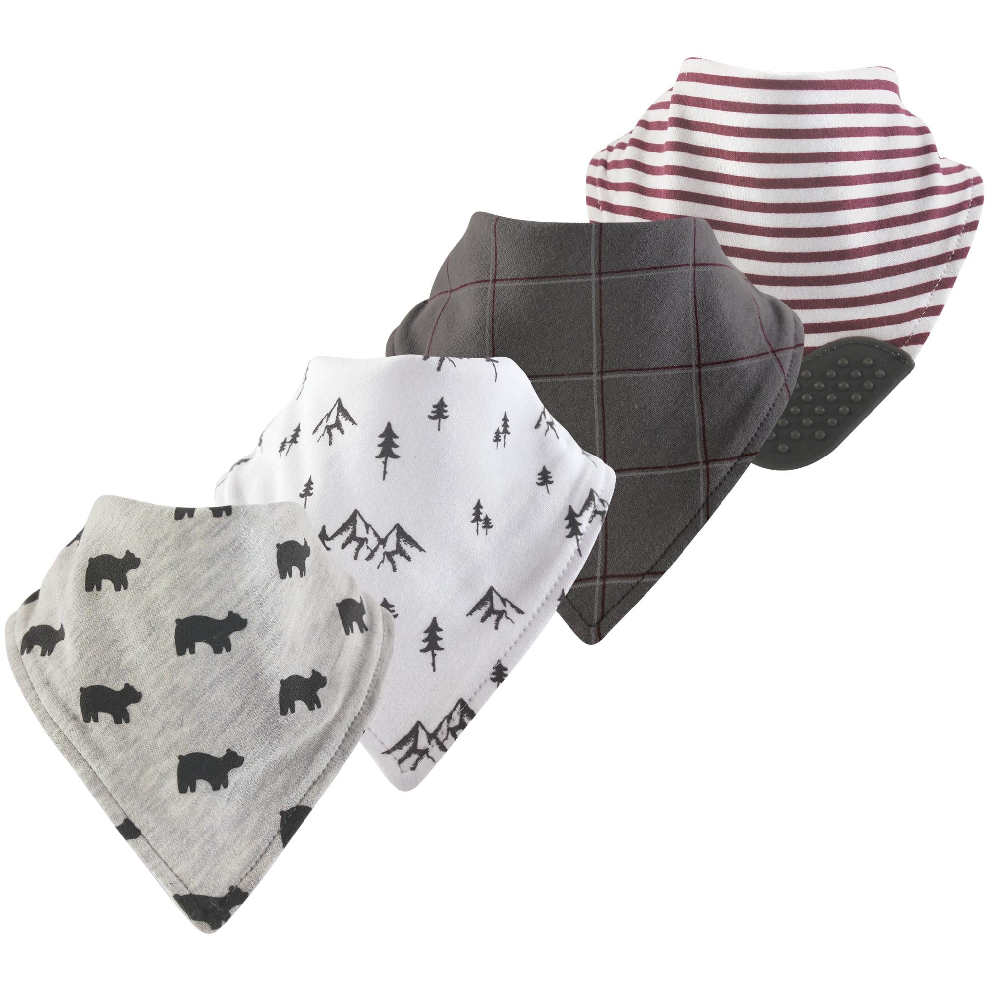 Unisex Bandana Bibs Set, Highland Peaks